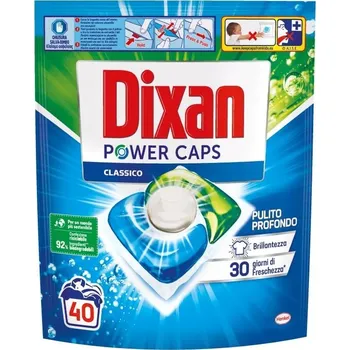 Kapsle na praní Dixan Power Caps Classico Univerzální prací kapsle 40 ks