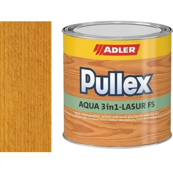 Lak na dřevo Adler PULLEX AQUA 3in1 LASUR borovice - kiefer Velikost balení: 2,5 l + dárek k objednávce nad 1000Kč