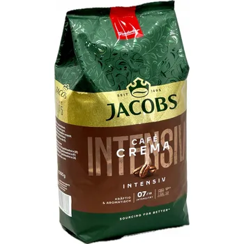 Káva Jacobs Crema Intensiv zrnková, 1 kg