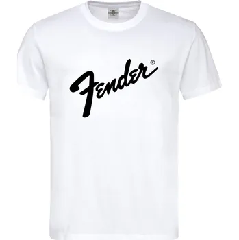 Pánské tričko Tričko Fender | Guitar Druh: Pánské, Barva: Bílá, Velikost: XL