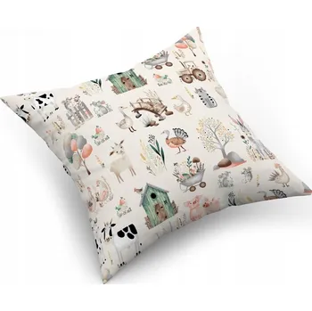 Povlak na dekorativní polštářek Povlak na polštář, jasan 40x40 cm 100% BAVLNA, polská farma Ekri