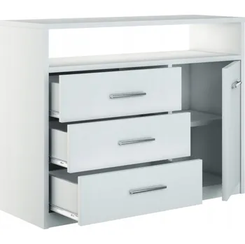 Komoda Komoda Matkam 98 x 35 x 75 cm, bílá matná