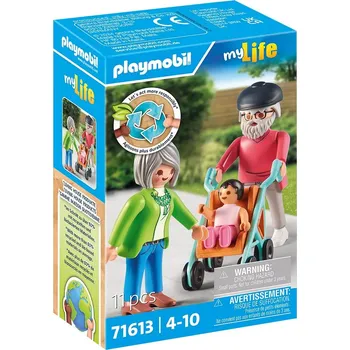 Stavebnice Playmobil Prarodiče s miminkem PLAYMOBIL® 71613