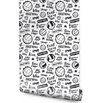 Fototapeta Tapeta pro mládež SÍŤOVÝ VOLEJBAL Nápisy Kresby Dekorace