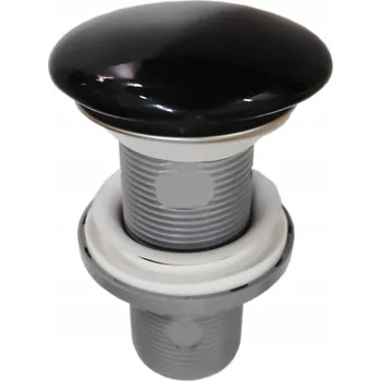 Sifon ZÁTKA RAPID KLIK-KLAK ČERNÁ KERAMICKÁ PRO UMYVADLA BEZ PŘEPADU 15064