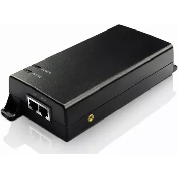 Elektrická zásuvka MaxLink PI60v2 PoE injektor - 802.3af/at/bt, 55V, 1.1A, 60W, 1Gbit, napájecí kabel