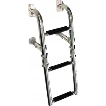 Žebřík Palubní žebřík Zefir 3-STUPŇOVÝ ocel, 3 příčky, 0,65 m