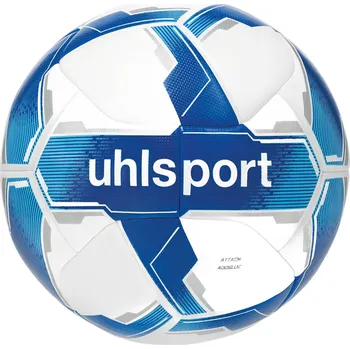 Fotbalový míč Fotbalový míč uhlsport Attack Addglue bílá/královská modrá/modrá, velikost 4