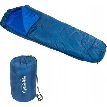 Spacák Spací pytel typu mumie černý CAPTAIN MIKE