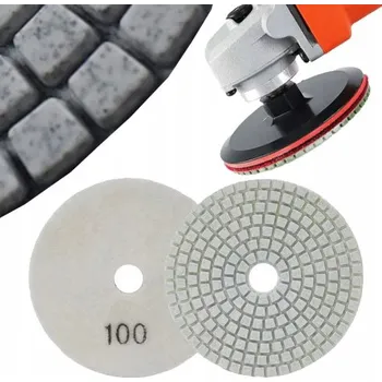 Brusný kotouč PODLOŽKA KOTOUČ 100 mm PRO BROUŠENÍ LEŠTĚNÍ NA 45 KOTOUČŮ KERAMIKY DLAŽDIC SLINUTÉ DLAŽBY 100