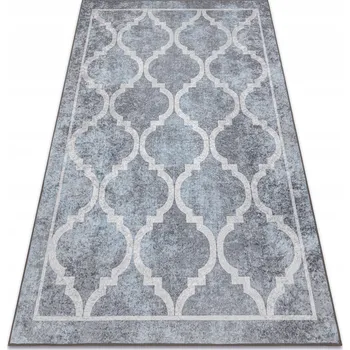 Koberec PRACÍ KOBEREC S PROTISKLUZOVOU ÚPRAVOU 160x220 JETEL TRELLIS šedý #BR392