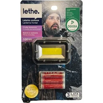 Svítilna Čelovka na baterie Lethe, 3 režimy svícení, 100 lm