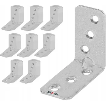 Úhloměr 100x Úhelník spojovací tesařský 50x50x25 nábytkový