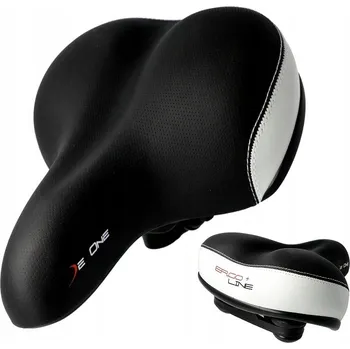 Sedlo na kolo Městské sedlo s elastomery DeOne SE-DE030