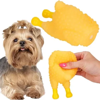 Hračka pro psa Hračka pro psy - Kuře pískací SPRINGOS PA0285