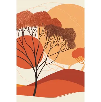 Plakát Plakát Poslední Paprsky Slunce bez rámu 61 x 90,5 cm