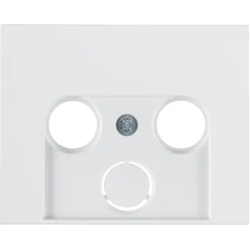 Elektrická zásuvka Anténní zásuvka nástěnná Hager bílá