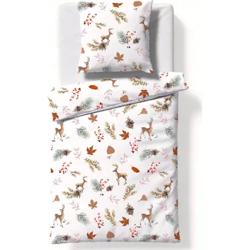 Povlečení Povlečení flanelové Fleuresse Aspen 434474-0003 155x200+2x70*80