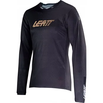 Cyklistické oblečení LEATT MTB GRAVITY 4.0 JERSEY BLACK BARVA VELIKOST M