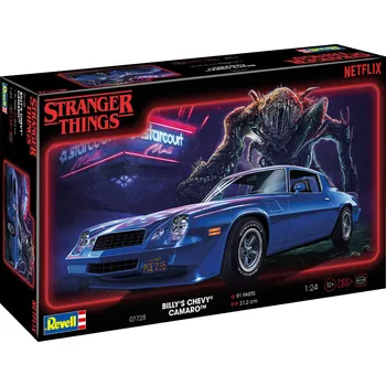 Plastikový model Plastic ModelKit STRANGER THINGS auto 07728 - Chevy Camaro Z/28 (1:25)