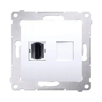 Elektrická zásuvka Elektrická Zásuvka zásuvka Kontakt-simon bílá
