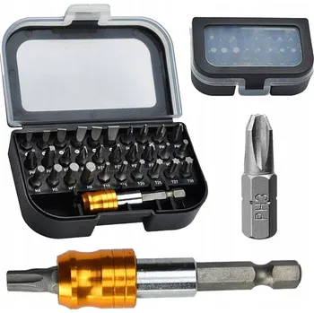 Bit SADA ÚDEROVÝCH BITŮ SADA NÁSTAVCŮ PRO ŠROUBOVÁK BITY 31 Ks.