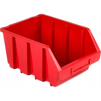 Úložný box 5 x Červený úložný box / organizér 240x170x125 mm