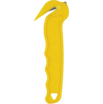 Pracovní nůž Nůž bezpečnostní DONAU SAFETY s nevyměnitelnou čepelí, poutko, žlutý