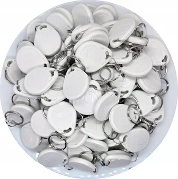 Sada klíčenek Prosello 125 kHz EM4100 bílé, 100 ks