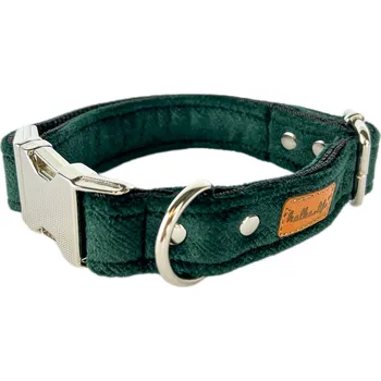 Obojek pro psa Odolný látkový obojek pro psa - Láhev Zeleň, M