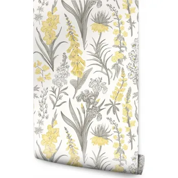 Fototapeta 10m TAPETA Krásné Květiny ve Vintage Stylu