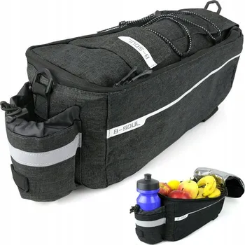 brašna na kolo B-Soul SX0017 BLACK zadní Cyklistická brašna objemu 9 l