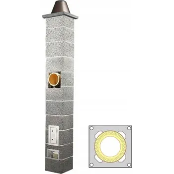 Komín Komínový systém Schiedel Wulkan K Ci Eko 6m průměr 160 mm