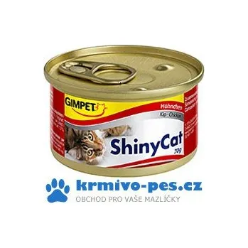 Krmivo pro kočku Gimpet kočka konz. ShinyCat kuře 2x70g