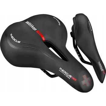 Sedlo na kolo Sedlo Wittkop Medicus Twin 2.0 gelové dámské pohodlné MTB trekingové