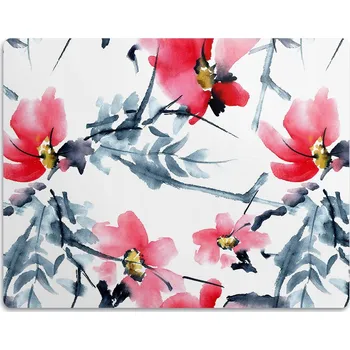 Miska pro psa Podložka pod misku pro psa s květinovým vzorem 60x40 cm