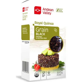 Rýže Royal quinoa ČERNÁ BIO bez lepku - VEGAN - Andean Valley 300g