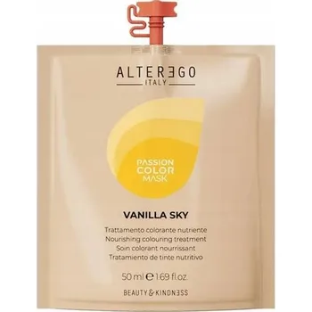 Vlasová regenerace Alter Ego Passion Vanilla Sky tónovací maska vanilková blond 50 ml