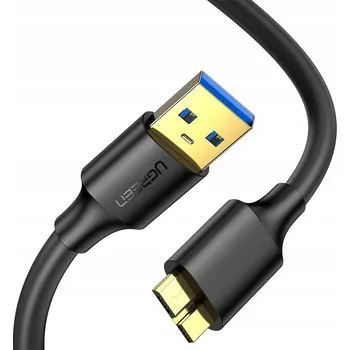 Datový kabel Ugreen 10840 kabel USB 0,5 m Micro-USB A Micro B Černý