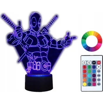 Lampička Plexido vícebarevná Noční lampa