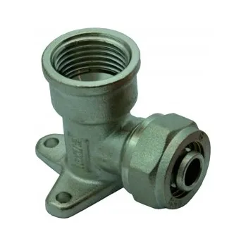 Instalatérský materiál PEX koleno s úchyty 20*1/2" VNITŘNÍ ZÁVIT (vnitřní závit) NÁTRUBEK (nátrubek) 0200.543