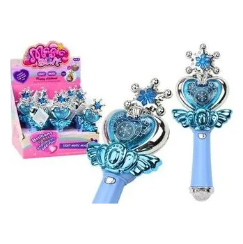 Karnevalový kostým Różdżka księżniczki świało dźwięk niebieska