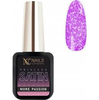 Lak na nehty Hybridní lak More Passion Princess Satin Nails Company 6 ml