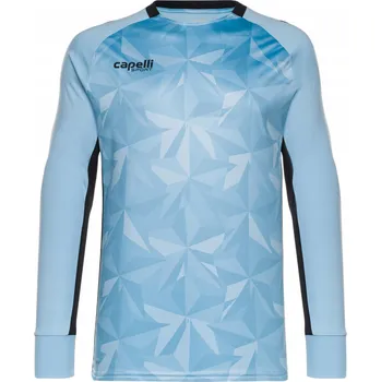 Pánské tričko Pánský fotbalový dres Capelli Pitch Star Goalkeeper světle modrá/černá XL