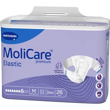 Inkontinenční kalhotky Zalepovací absorpční kalhotky s elastickými pásky MoliCare Elastic M 8 kapek