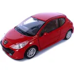 Welly Peugeot 207, Červený 1:34-39