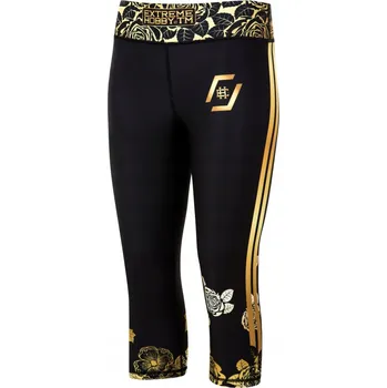 Dámské legíny Extreme Hobby Dámské legíny Legíny sportovní ROSE 3/4 ČERNÉ L klasické 3/4 velikost L