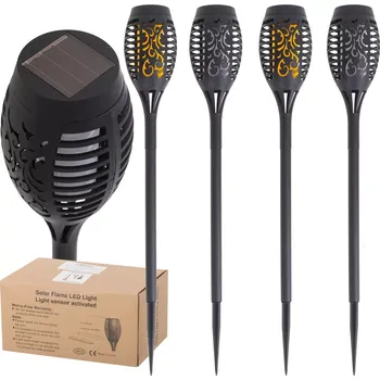 Venkovní osvětlení Garden King Solární svítidlo 12 LED SL-7105 sada 4 ks