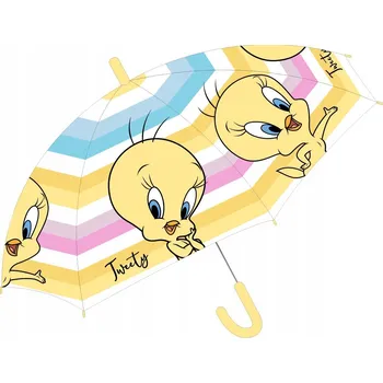 TWEETY KANÁREK DĚTSKÝ AUTOMATICKÝ DEŠTNÍK proužky D099M