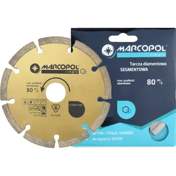 Řezný kotouč DIAMANTOVÝ KOTOUČ SEGMENTOVÝ 180X22,23 mm MARCOPOL